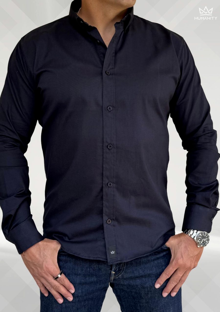Camisa Azule Élite — Humanity Esenciales