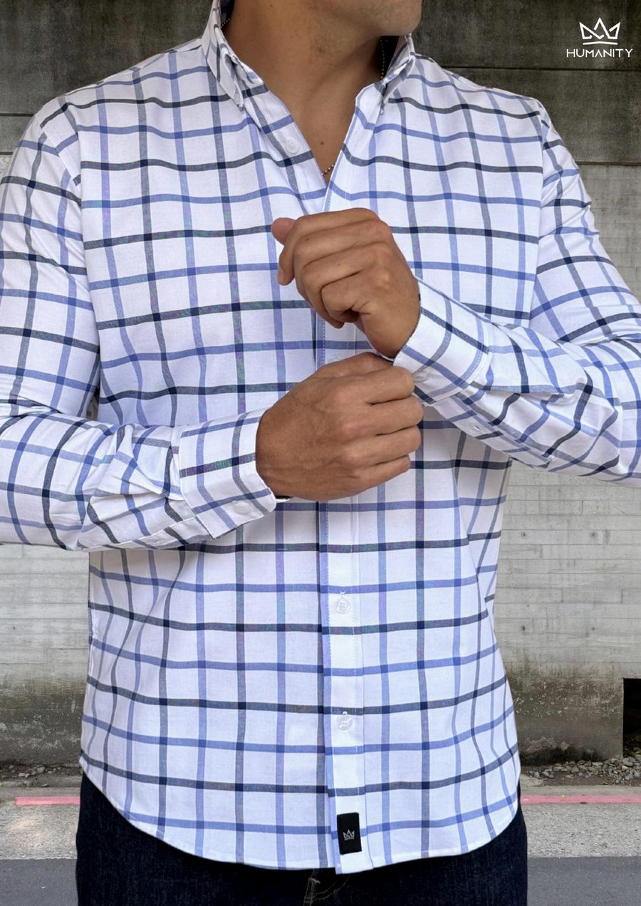 Camisa Windowpane — Humanity Urbano